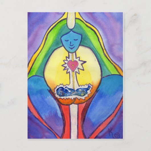 出産ポストカード ポストカード (正面)