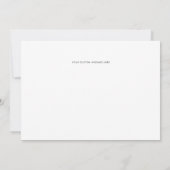 出産予告写真コラージュ|4枚の写真 案内状 (裏面)