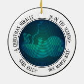 出産予定日の発表 セラミックオーナメント (裏面)