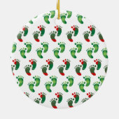 出産予定日の発表 セラミックオーナメント (裏面)