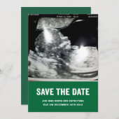 出産予定日をお知らせします 案内状 (正面/裏面)