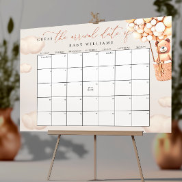 出産予定日カレンダー予想しよう ポスター