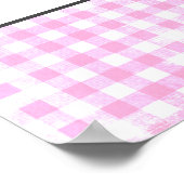 出産予定日カレンダー 赤ちゃんの足跡ポスター ポスター (角)