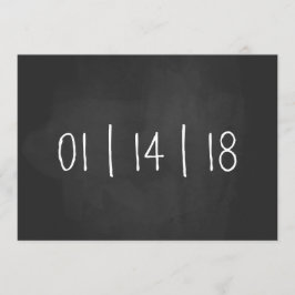 出産予定日 黒板 妊娠発表 案内状