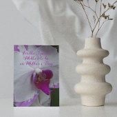 出産前のオルキデの花の母の日 カード