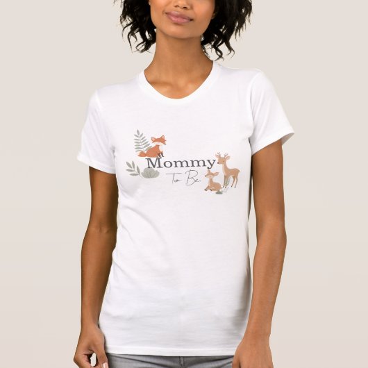出産前のママ Tシャツ (正面)