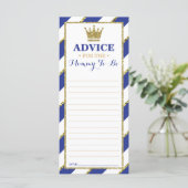 出産前ママへのアドバイスカード、ベビーシャワー、25パック (スタンド正面)