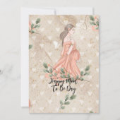 出産前ママへの母の日タン シーズンカード (正面)