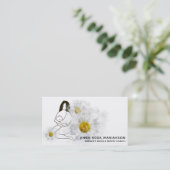 *~*出産助産師ドゥラ誕生妊娠フローラ 名刺 (スタンド正面)