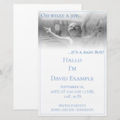 出産案内カード(ベビー付) 便箋 (正面/裏面)