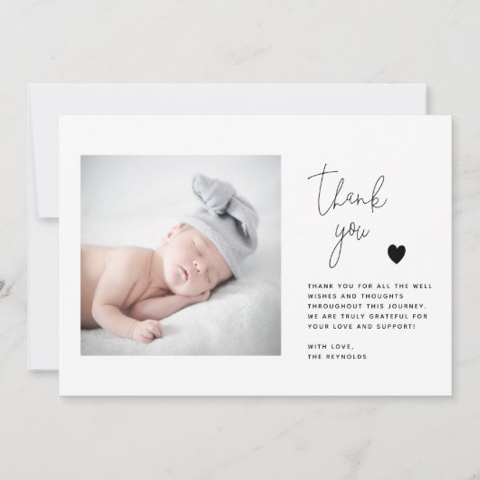 出産案内カード |新生児発表 案内状 (裏面)