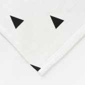 出産発表カスタムのカラー毛布ベビー状態 フリースブランケット (角)