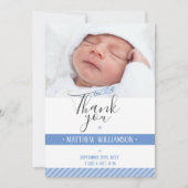 出産発表サンキューカード写真テンプレート 案内状 (正面)