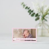 出産発表祈りの言葉カード コーリングカード (スタンド正面)