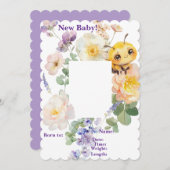 出産発表Bee (正面/裏面)