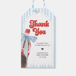 出産祝いのパーティー記念品 She's Ready to Pop Baby Shower Favor ギフトタグ