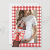 出産祝いパーティー She's Ready to Pop Baby Shower 招待状 (裏面)