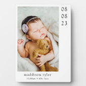 出産祝い ギフト 新しい祖父母 フォトプラーク (正面)