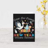 出産＆デリバリー新年歓迎委員会 20 カード (黄色い花)