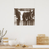 出発する前のタイタニック号の役員C 1912 ポスター (キッチン)