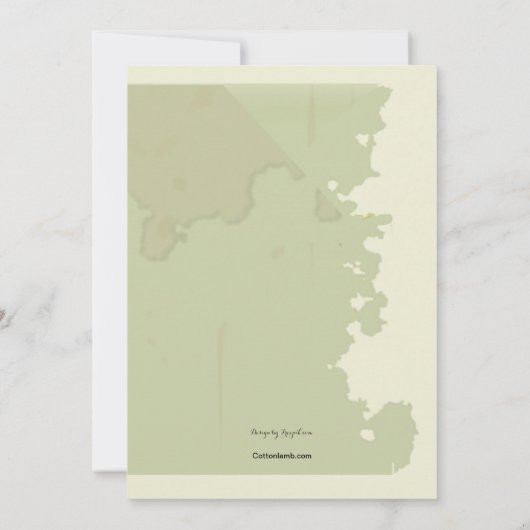 出発のご案内 保存日付のお知らせ 招待状 (裏面)