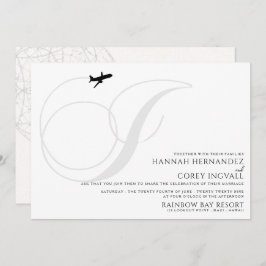 出発の準備を ハッピーウェディングのご案内 招待状