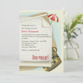 出発パーティー招待状 招待状 (スタンド正面)