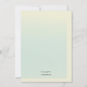 出発パーティー招待状 招待状 (裏面)