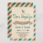 出発パーティー 招待状 (正面/裏面)
