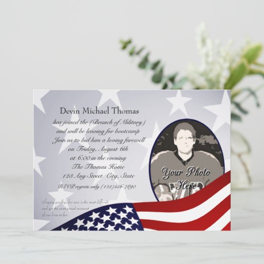 出発パーティー 招待状 (スタンド正面)