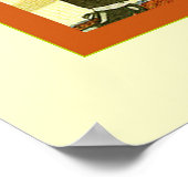 出発ヴィンテージアールデコファッションイラストレーション ポスター (角)