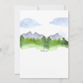 出発大学行きパーティの招待状 招待状 (裏面)