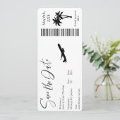 出発日程を保存 - 搭乗券 招待状 (スタンド正面)