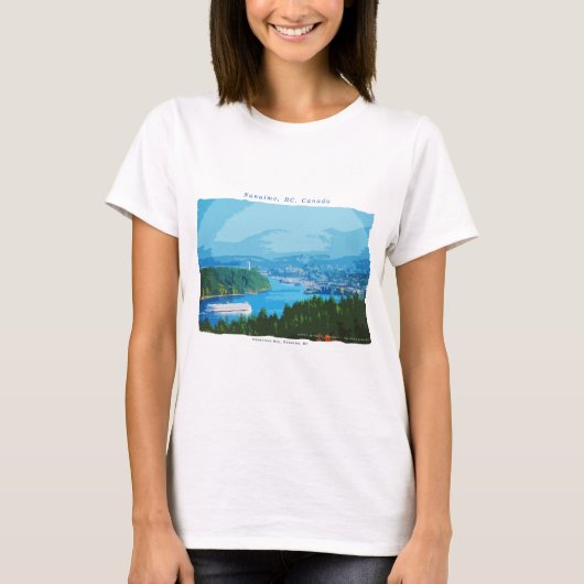 出発湾、Nanaimo Tシャツ (正面)