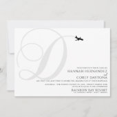 出発準備完了 D 初婚式 招待状 (正面)