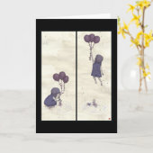 出発 カード (黄色い花)