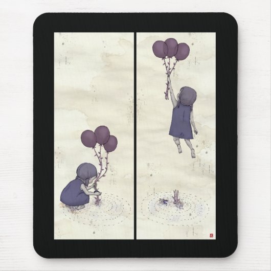 出発 マウスパッド (正面)