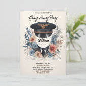 出発 旅行 別離 軍隊 送別会 招待状 (スタンド正面)