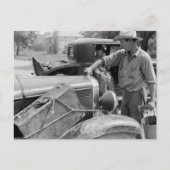 出稼ぎ果実労働者の車, 1940 ポストカード (正面)