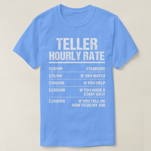 出納者の時給おもしろい誕生日 Tシャツ (デザイン正面)