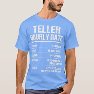 出納者の時給おもしろい誕生日 Tシャツ