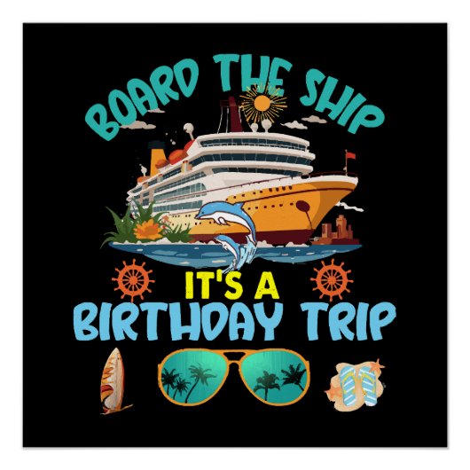 出航しよう、誕生日の旅だ ポスター (正面)