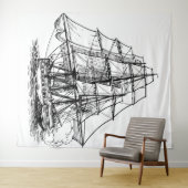 出航タペストリー タペストリー (インサイチュ(横))