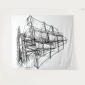 出航タペストリー タペストリー (正面(横))