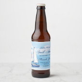 出航引退パーティー 船舶 ヨット ビールラベル (正面)