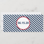 出航日お知らせクルーズ乗船券招待状 招待状 (裏面)