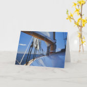 出航空白の票カード カード (黄色い花)