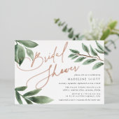 出芽ブランチ |ボタニエレガントカルブライダルシャワー 箔招待状 (立ち正面)