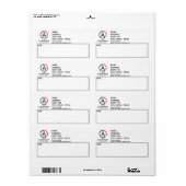 出荷カスタマイズ住所 シール (フルシート)