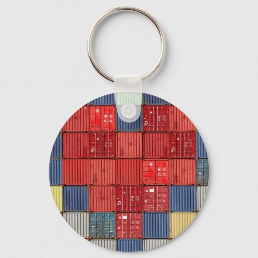 出荷コンテナハート キーホルダー (正面)